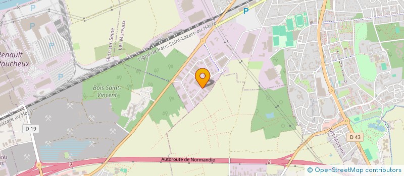 localisation de l'entreprise LM DIFFUSION INFORMATIQUE à MUREAUX (LES)