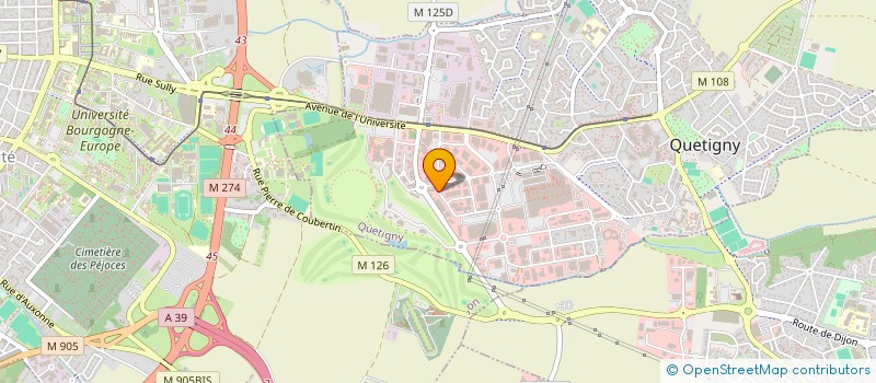 localisation de l'entreprise LM DORMIR  QUETIGNY