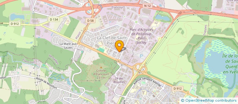 localisation de l'entreprise LM DRIVER à ELANCOURT