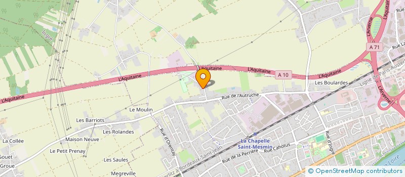 localisation de l'entreprise LM DU NORD  LA CHAPELLE-SAINT-MESMIN
