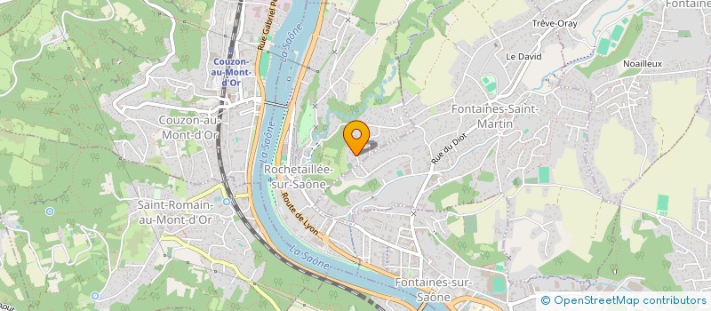 localisation de l'entreprise LM ECR  ROCHETAILLEE-SUR-SAONE