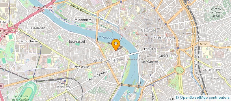 localisation de l'entreprise LM EDITIONS à TOULOUSE