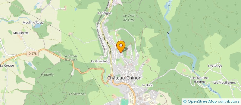 localisation de l'entreprise LM ELEC SOLUTION  CHATEAU-CHINON (VILLE)