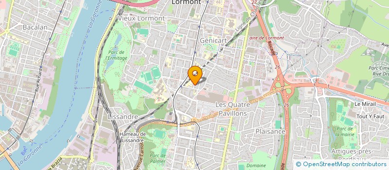 localisation de l'entreprise LM ENDUIT à LORMONT
