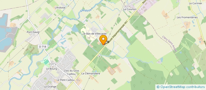 localisation de l'entreprise LM ENERGIE à DRY