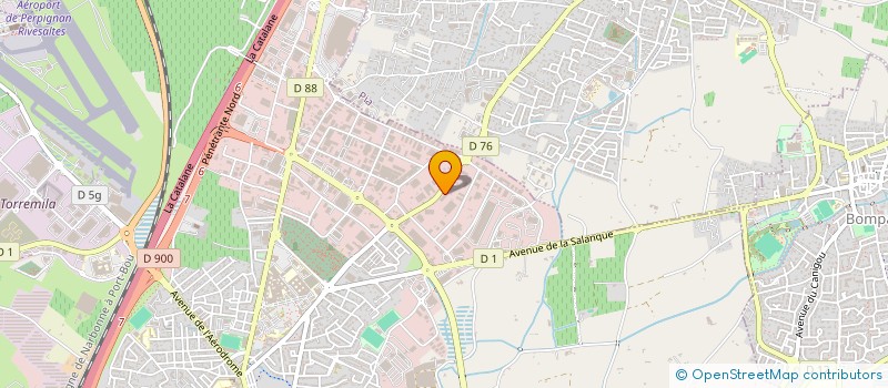 localisation de l'entreprise LM ENERGIE  SALEILLES