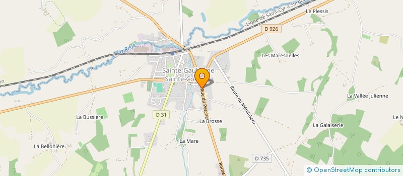 localisation de l'entreprise LM ENTRETIEN à SAINTE-GAUBURGE-SAINTE-COLOMBE