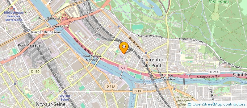 localisation de l'entreprise LM ENVIRONMENT à CHARENTON-LE-PONT