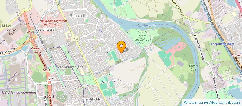 localisation de l'entreprise LM EPAILLY  BEAUZELLE