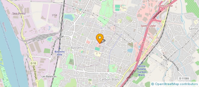 localisation de l'entreprise LM ESTHETIQUE  CARBON-BLANC