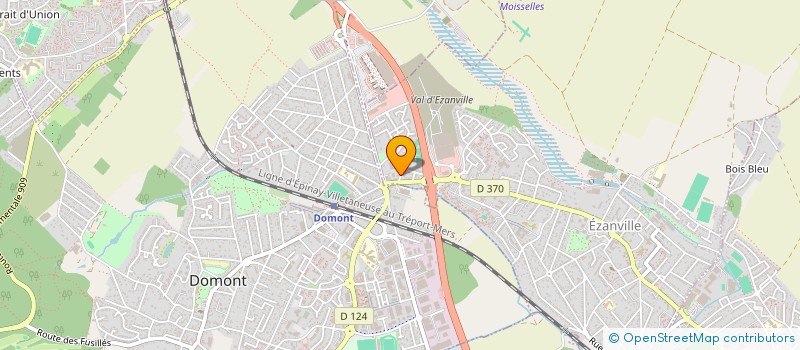 localisation de l'entreprise LM ETANCHEITE à EZANVILLE