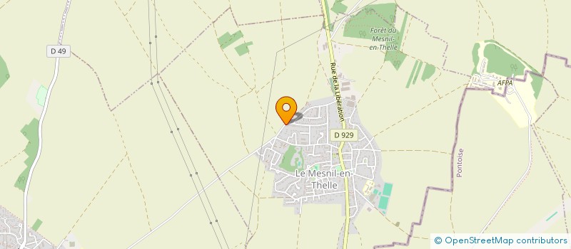 localisation de l'entreprise LM EVENT  LE MESNIL-EN-THELLE