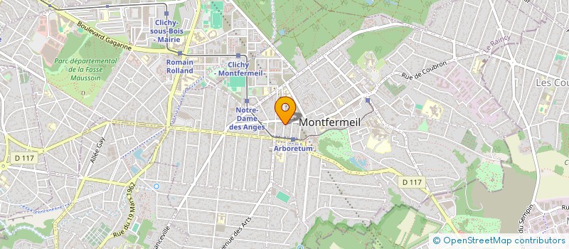 localisation de l'entreprise LM EVENTS  MONTFERMEIL