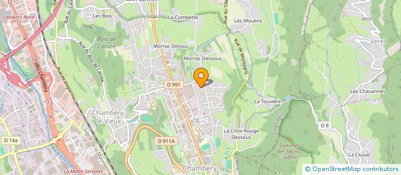 localisation de l'entreprise LM EVO SYSTEM  CHAMBERY