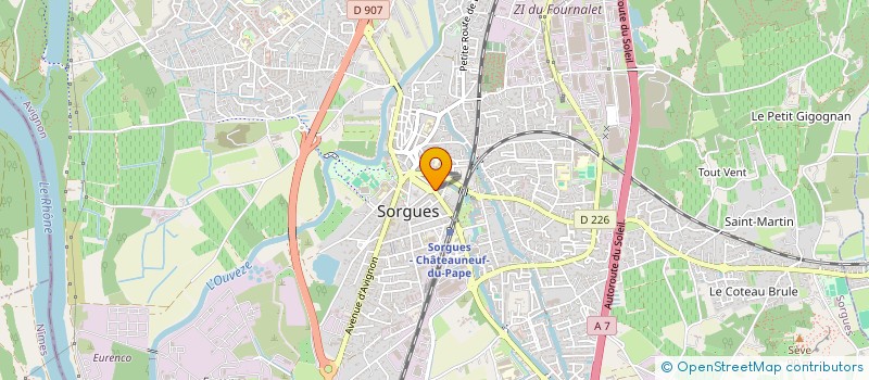 localisation de l'entreprise LM FACADES  LE PONTET