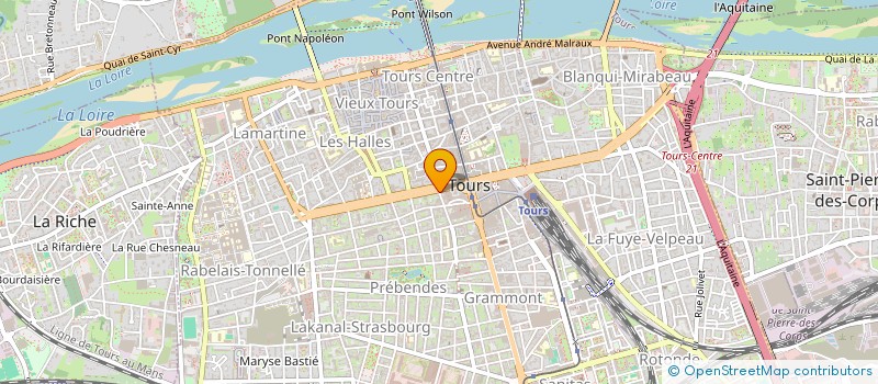 localisation de l'entreprise LM FINANCES  TOURS