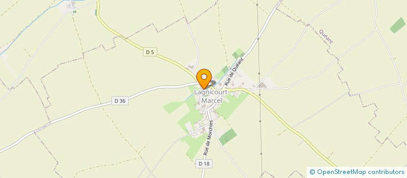 localisation de l'entreprise LM FIT  LAGNICOURT-MARCEL