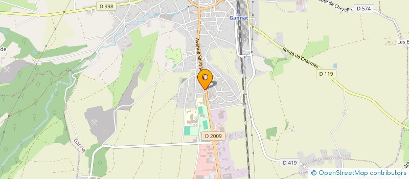 localisation de l'entreprise LM FITNESS à GANNAT