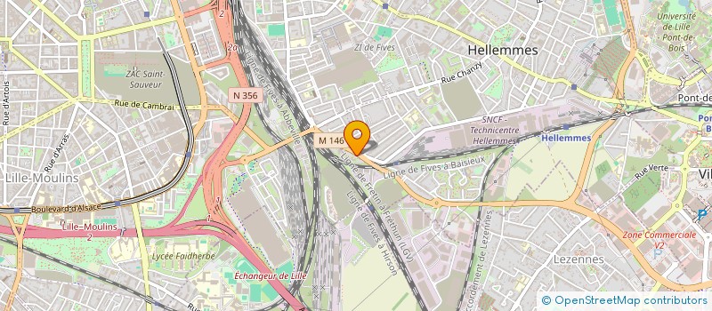 localisation de l'entreprise LM FONCIERE à LILLE