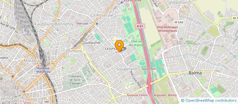 localisation de l'entreprise LM FORMATION à TOULOUSE