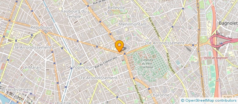 localisation de l'entreprise LM FOURNIL à PARIS