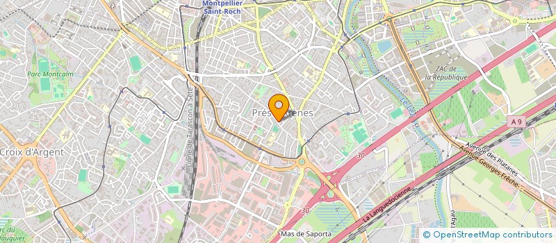 localisation de l'entreprise LM FRANCE DISTRIBUTION à MONTPELLIER