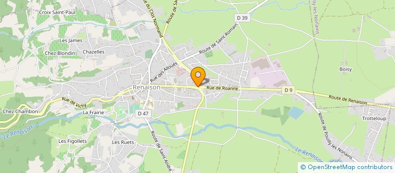 localisation de l'entreprise LM FRATRIE  RENAISON