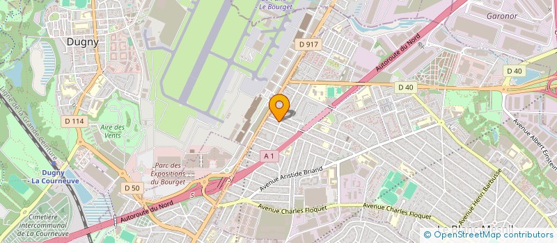 localisation de l'entreprise LM GA à LE BLANC-MESNIL