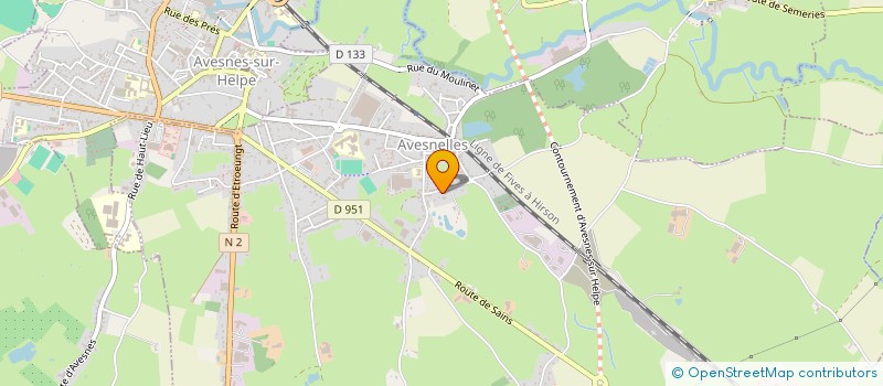 localisation de l'entreprise LM GESTION IMMOBILIER  AVESNELLES