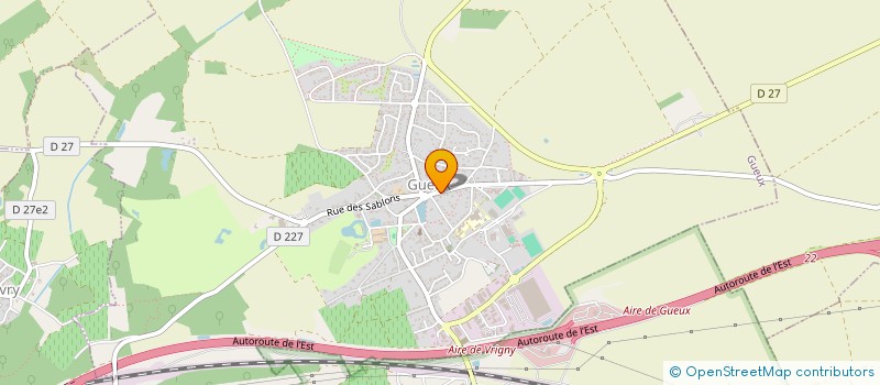 localisation de l'entreprise LM GUEUX  GUEUX