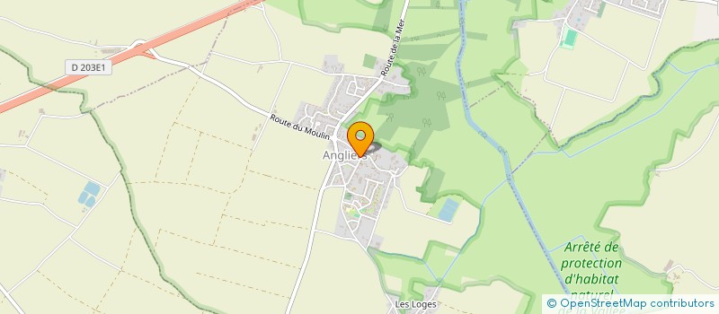 localisation de l'entreprise LM HABITAT  ANGLIERS