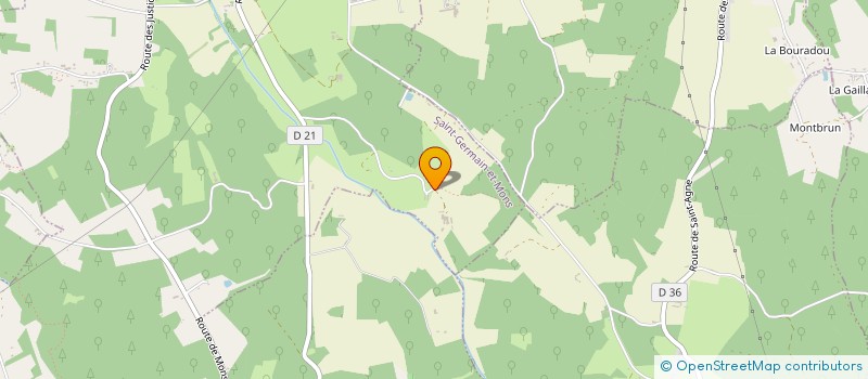 localisation de l'entreprise LM HOLDING 24  SAINT-GERMAIN-ET-MONS