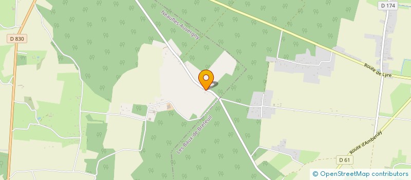 localisation de l'entreprise LM HOLDING  NEAUFLES-AUVERGNY