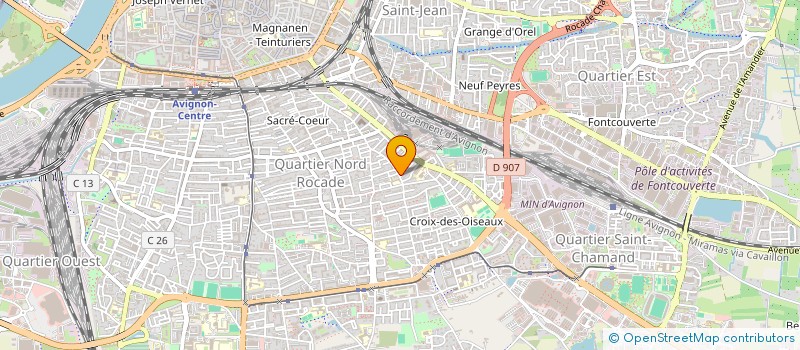 localisation de l'entreprise LM HOLDING  LE THOR