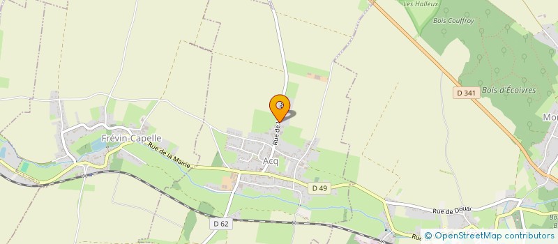 localisation de l'entreprise LM HOLDING  FREVIN-CAPELLE