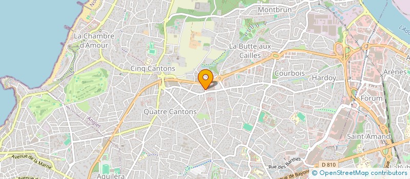 localisation de l'entreprise LM HOLDING  ANGLET