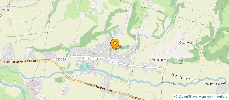 localisation de l'entreprise LM HOLDING  ESTRABLIN