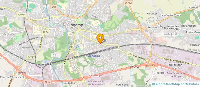 localisation de l'entreprise LM HOLDING SERVICES à SAINT-BRIEUC