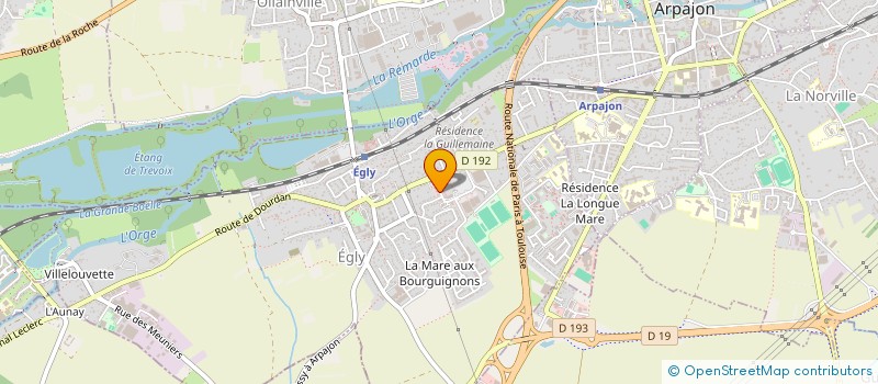 localisation de l'entreprise LM-HOMA  EGLY