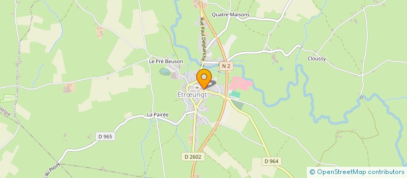 localisation de l'entreprise LM IMMO  ETRUNGT