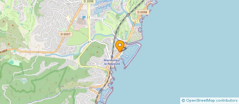 localisation de l'entreprise LM IMMO à MANDELIEU-LA-NAPOULE