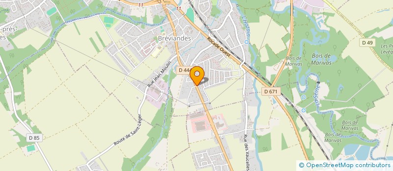 localisation de l'entreprise LM IMMO  BREVIANDES