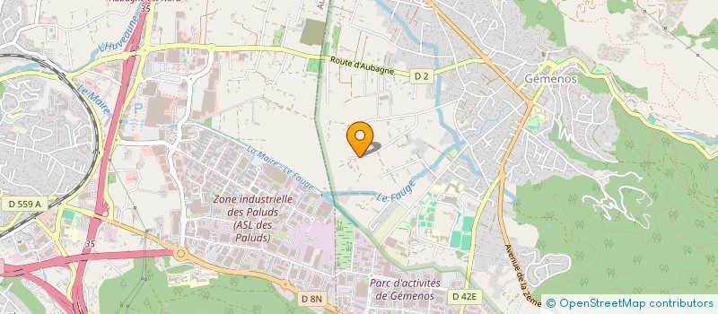 localisation de l'entreprise LM IMMO  GEMENOS