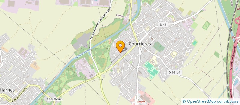 localisation de l'entreprise LM IMMO  COURRIERES