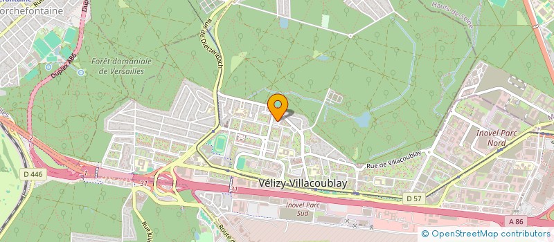 localisation de l'entreprise LM IMMO  VELIZY-VILLACOUBLAY