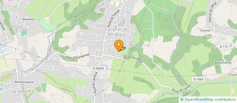localisation de l'entreprise LM IMMO  CARIGNAN-DE-BORDEAUX