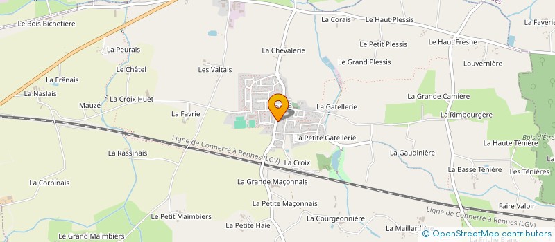 localisation de l'entreprise LM IMMO  SAINT-GERMAIN-DU-PINEL