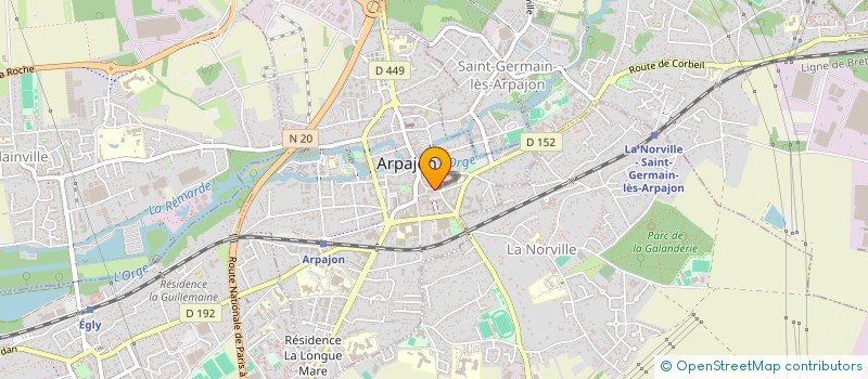 localisation de l'entreprise LM IMMO à ARPAJON