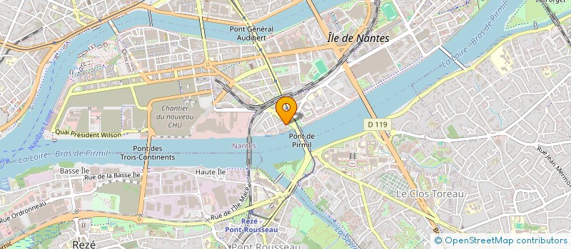localisation de l'entreprise LM IMMOBILIER à NANTES