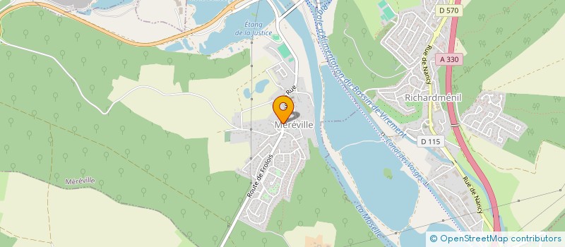 localisation de l'entreprise LM IMMOBILIER  MEREVILLE